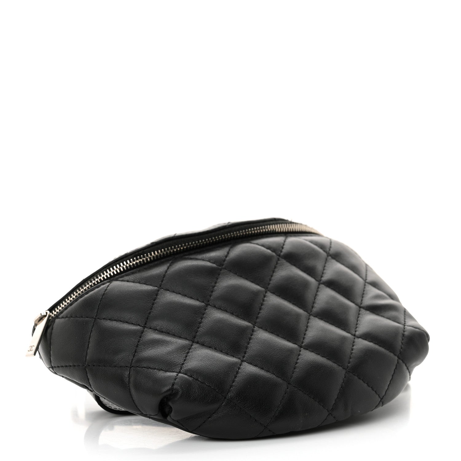 Chanel Calfskin Quilted Waist Belt Bag Black 4 of 11