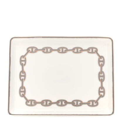 Hermes Porcelain Chaine d' Ancre Sushi Plate 1 of 8