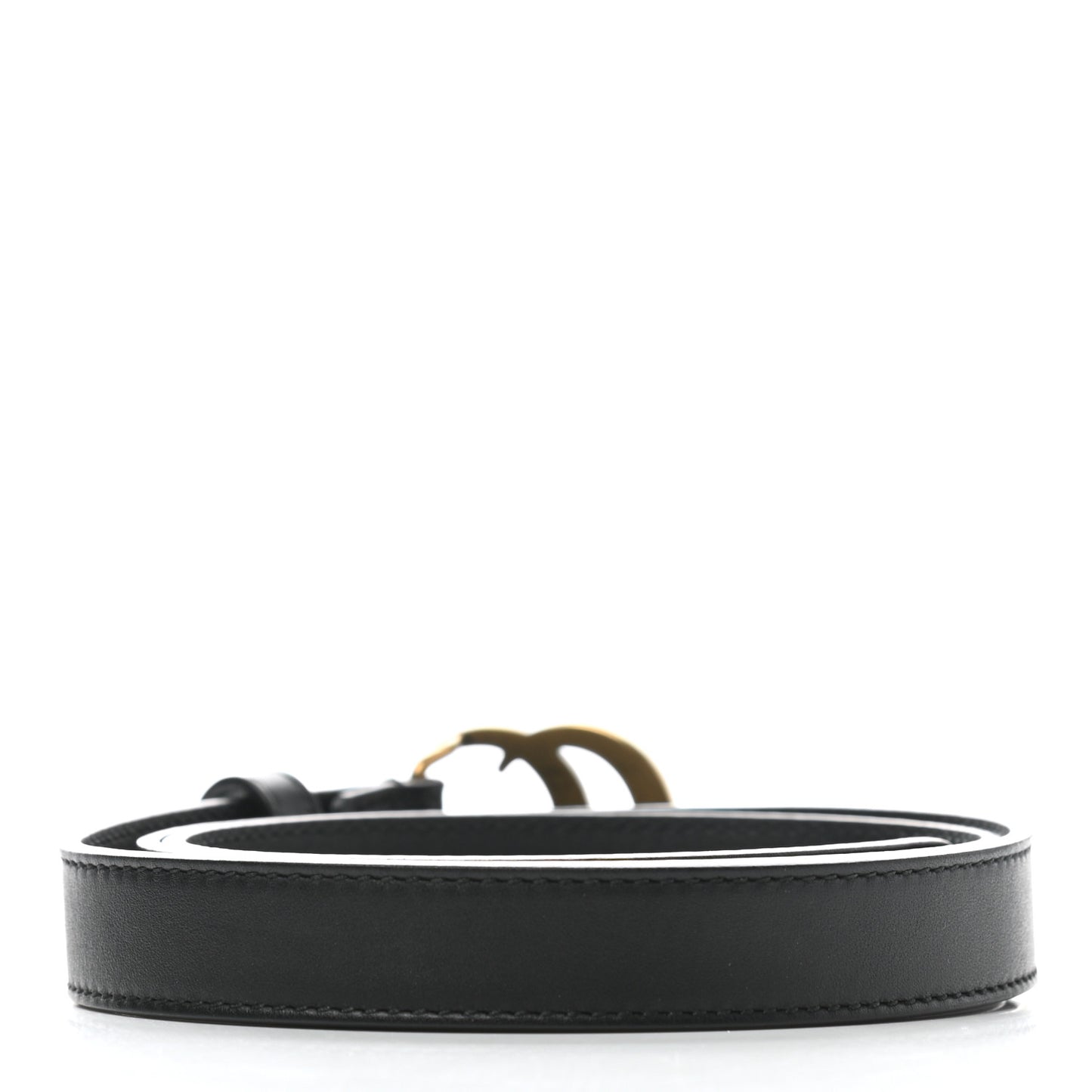 Calfskin Double G 20mm Belt 80 32 Black