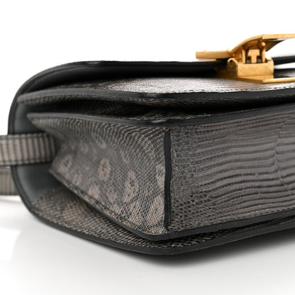 Celine Lizard Small Classic Box Flap Bag Medium Grey 9 of 13