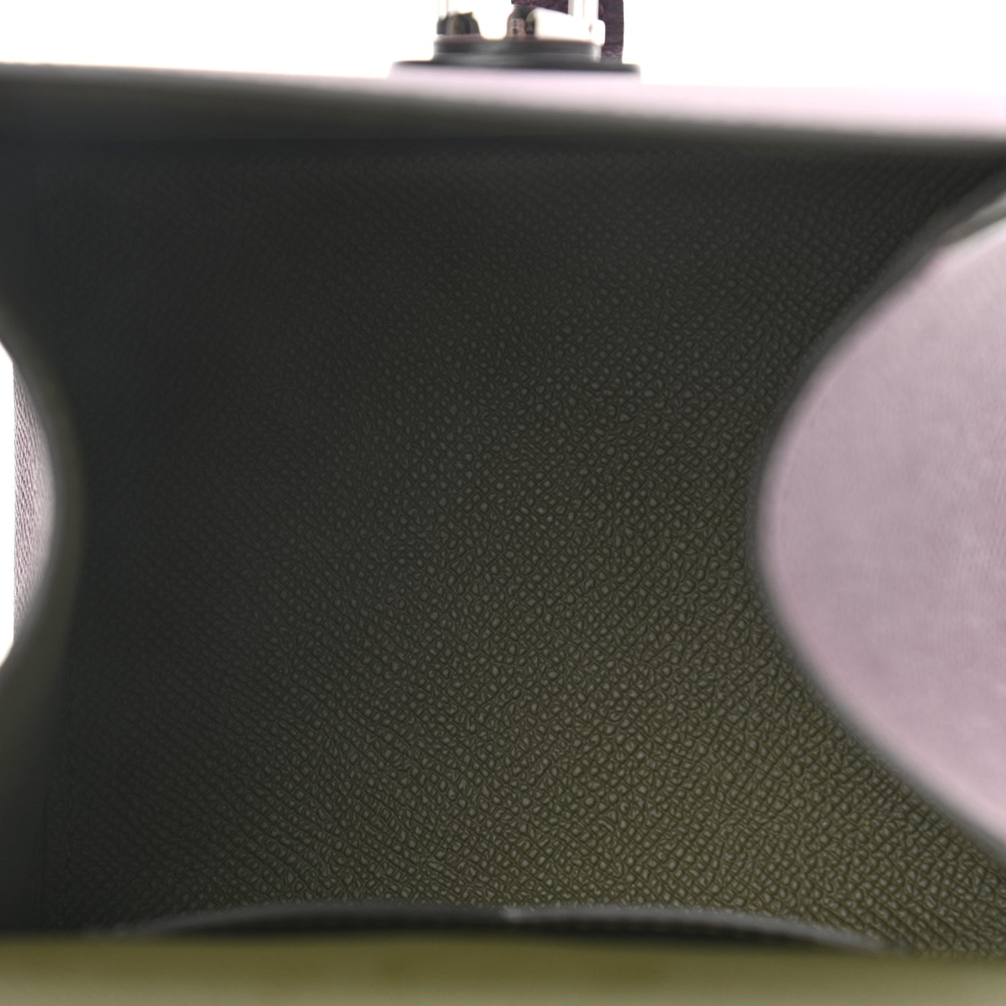 Carat Calfskin Madeleine Clutch Eggplant