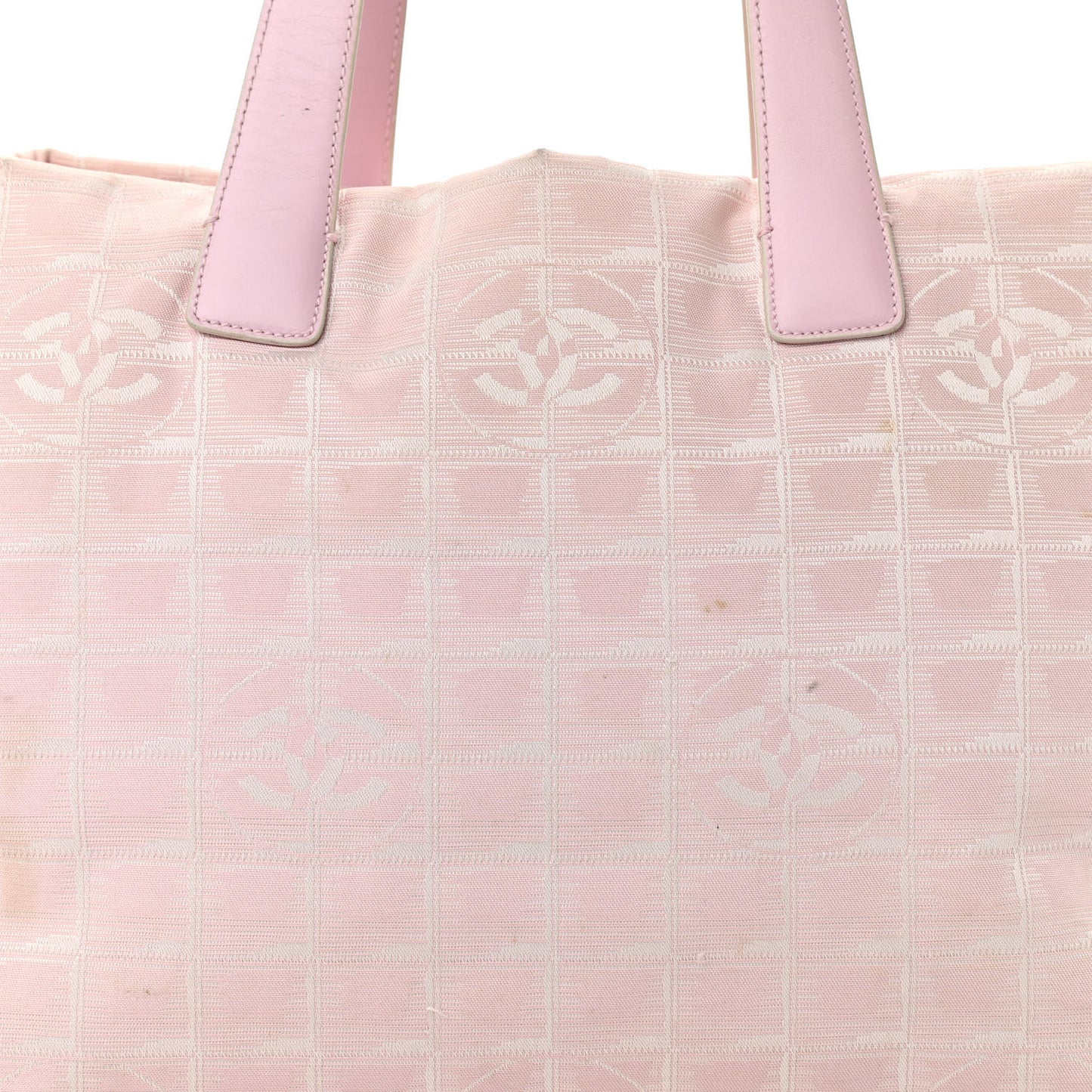 Nylon Medium Travel Tote Pink