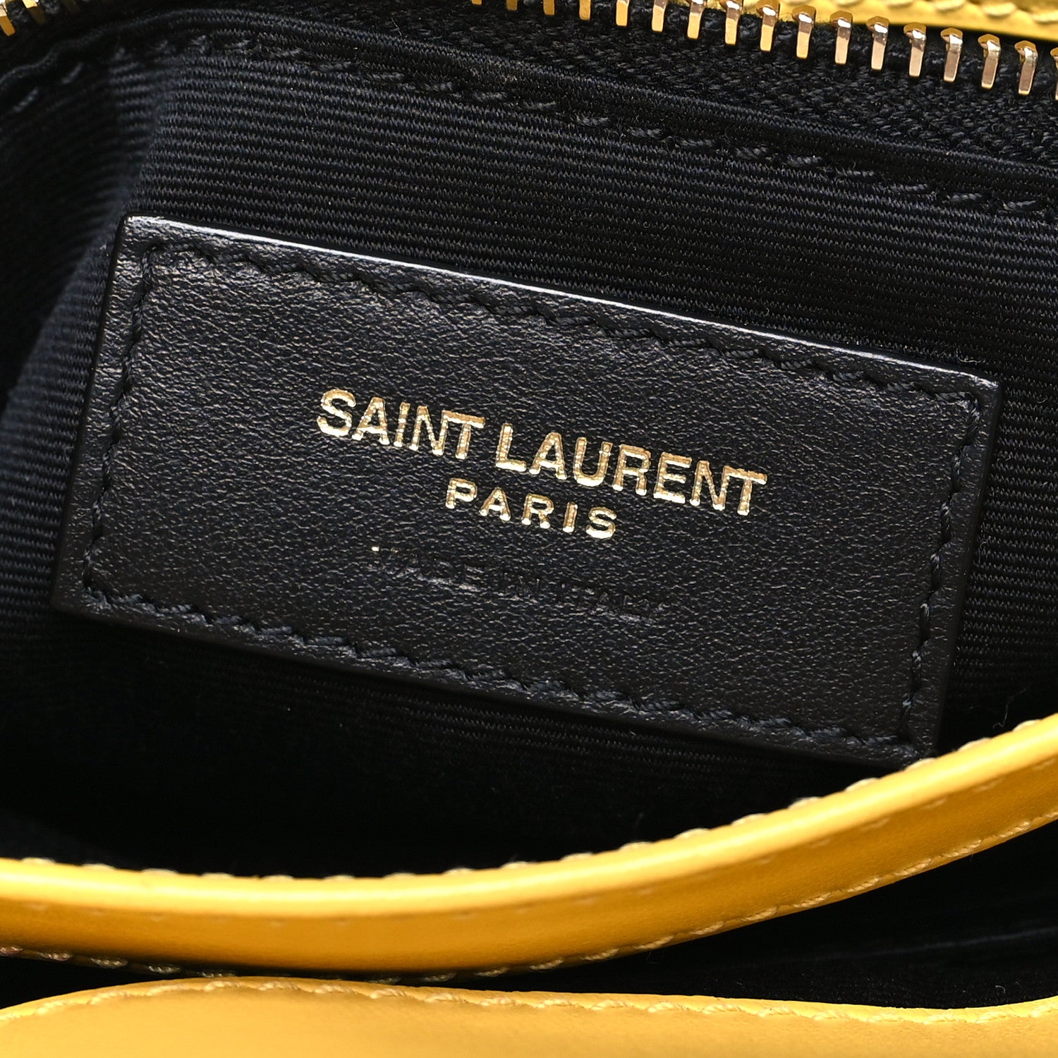 Saint Laurent Calfskin Y Quilted Monogram Toy Loulou Crossbody Bag Sunflower 6 of 11