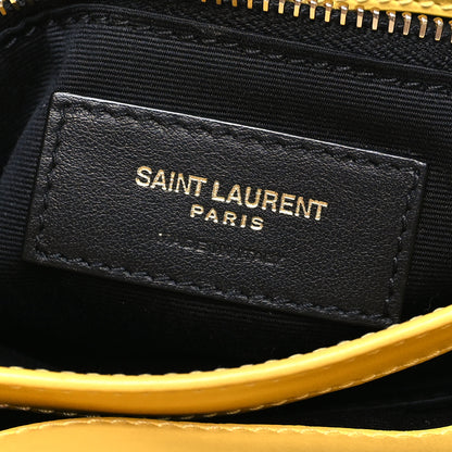 Saint Laurent Calfskin Y Quilted Monogram Toy Loulou Crossbody Bag Sunflower 6 of 11
