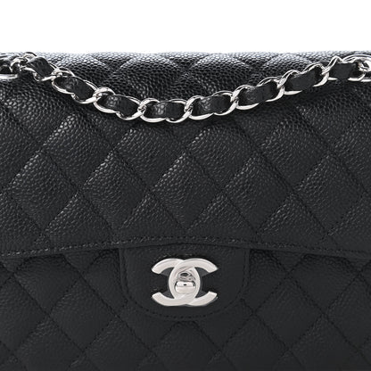 Chanel Caviar Quilted Small Double Flap Black 10 of 11