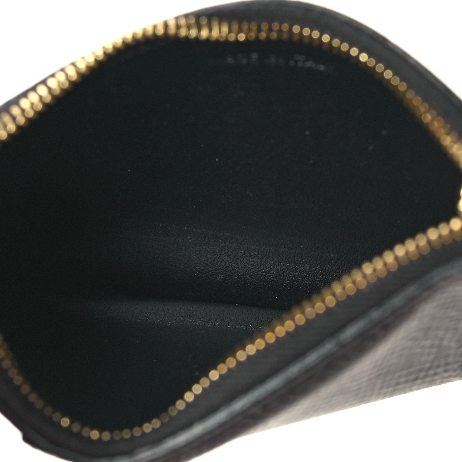 Celine Grained Calfskin Zipped Card Holder Black 5 of 7