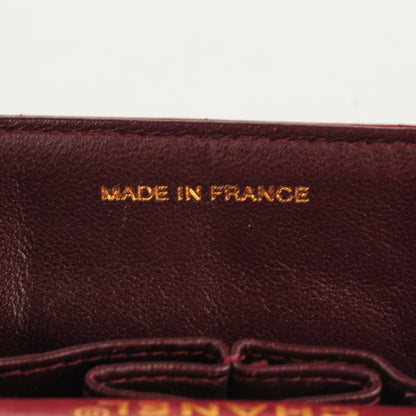 Chanel Lambskin Quilted East West Chocolate Bar Flap Red 8 of 9