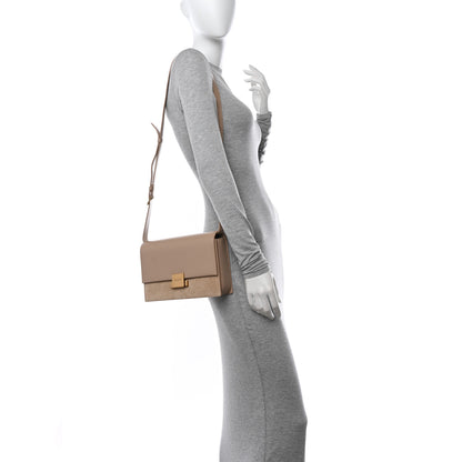 Saint Laurent Smooth Calfskin Suede Medium Bellechasse Bag Beige 2 of 12