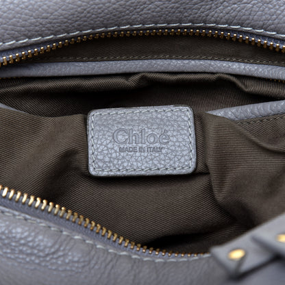 Chloe Calfskin Large Marcie Satchel Cashmere Grey 8 of 11