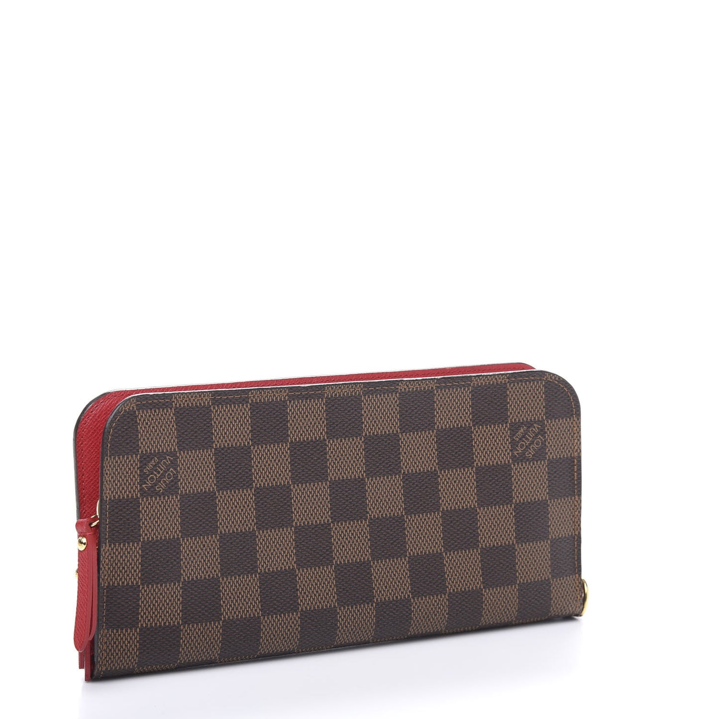 Damier Ebene Insolite Wallet Red