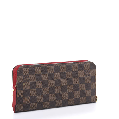 Louis Vuitton Damier Ebene Insolite Wallet Red 3 of 8