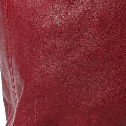 Burberry Calfskin Cinch Cord Shoulder Bag Red 8 of 9