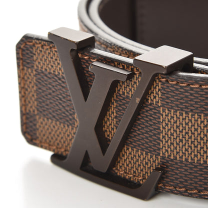 Louis Vuitton Damier Ebene 40mm LV Initiales Belt 85 34 8 of 10