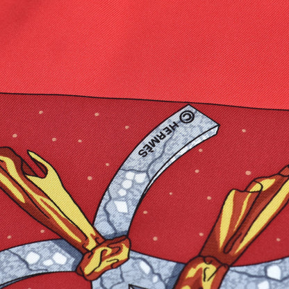 Hermes Silk Cavaliers Des Nuages Scarf 90 4 of 6