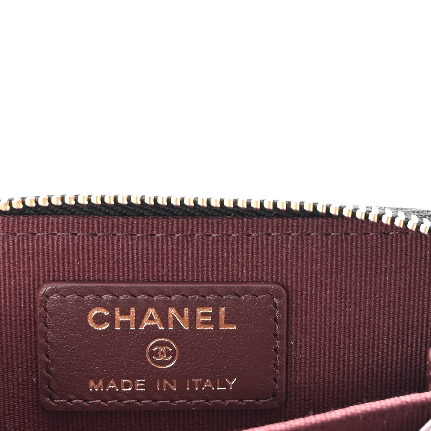 Chanel Caviar Quilted Zip Coin Purse Black 6 of 8