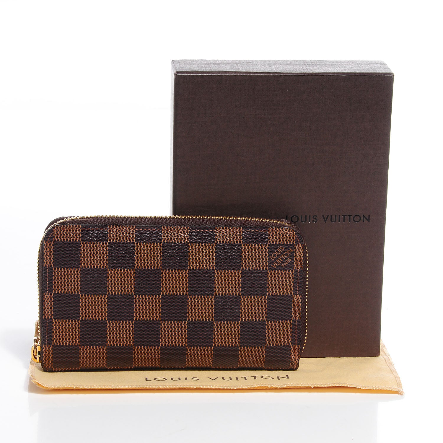 Louis Vuitton Damier Ebene Zippy Compact Wallet 5 of 8