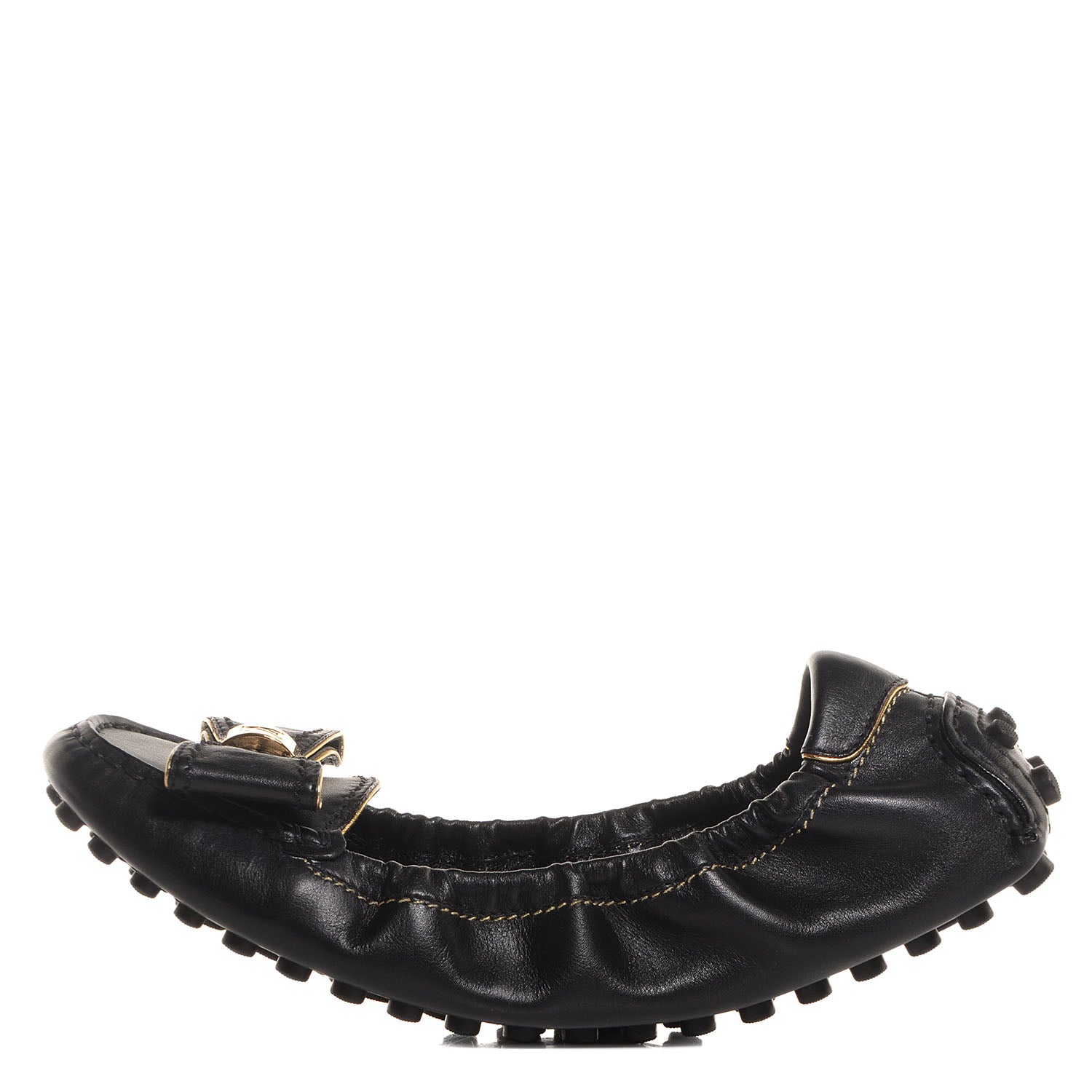 Louis Vuitton Leather Tempting Oxford Flats Black 1 of 6