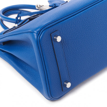 Hermes Togo Birkin 25 Bleu France 8 of 29