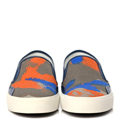 Valentino Garavani Canvas Camouart Womens Slip On Sneakers 41 Multicolor 2 of 13