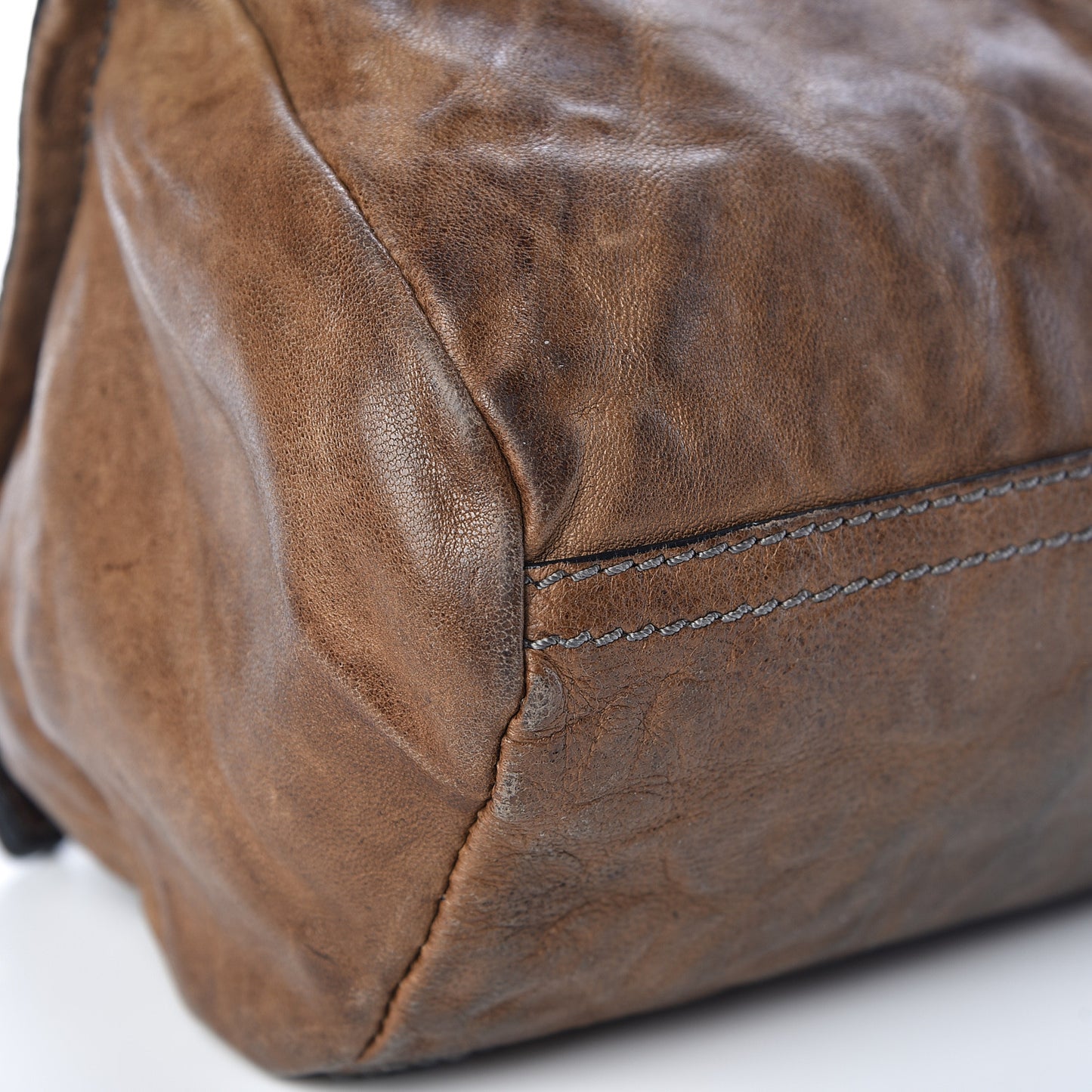 Tumbled Sheepskin Mini Pandora Charcoal