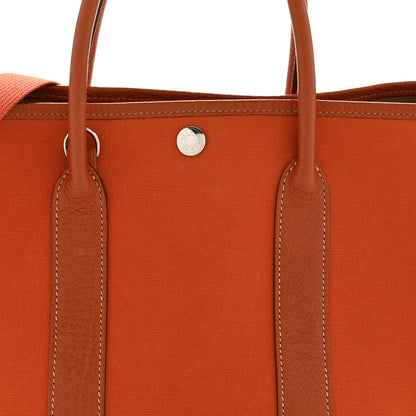 Hermes Toile Buffle Garden Party 30 TPM Potiron 7 of 11