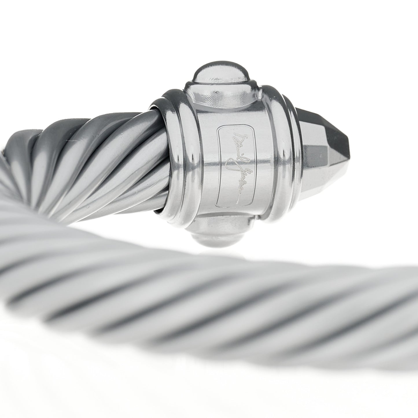Aluminum 10mm Cable Renaissance Bracelet Grey