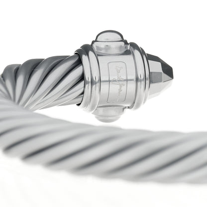 David Yurman Aluminum 10mm Cable Renaissance Bracelet Grey 4 of 5