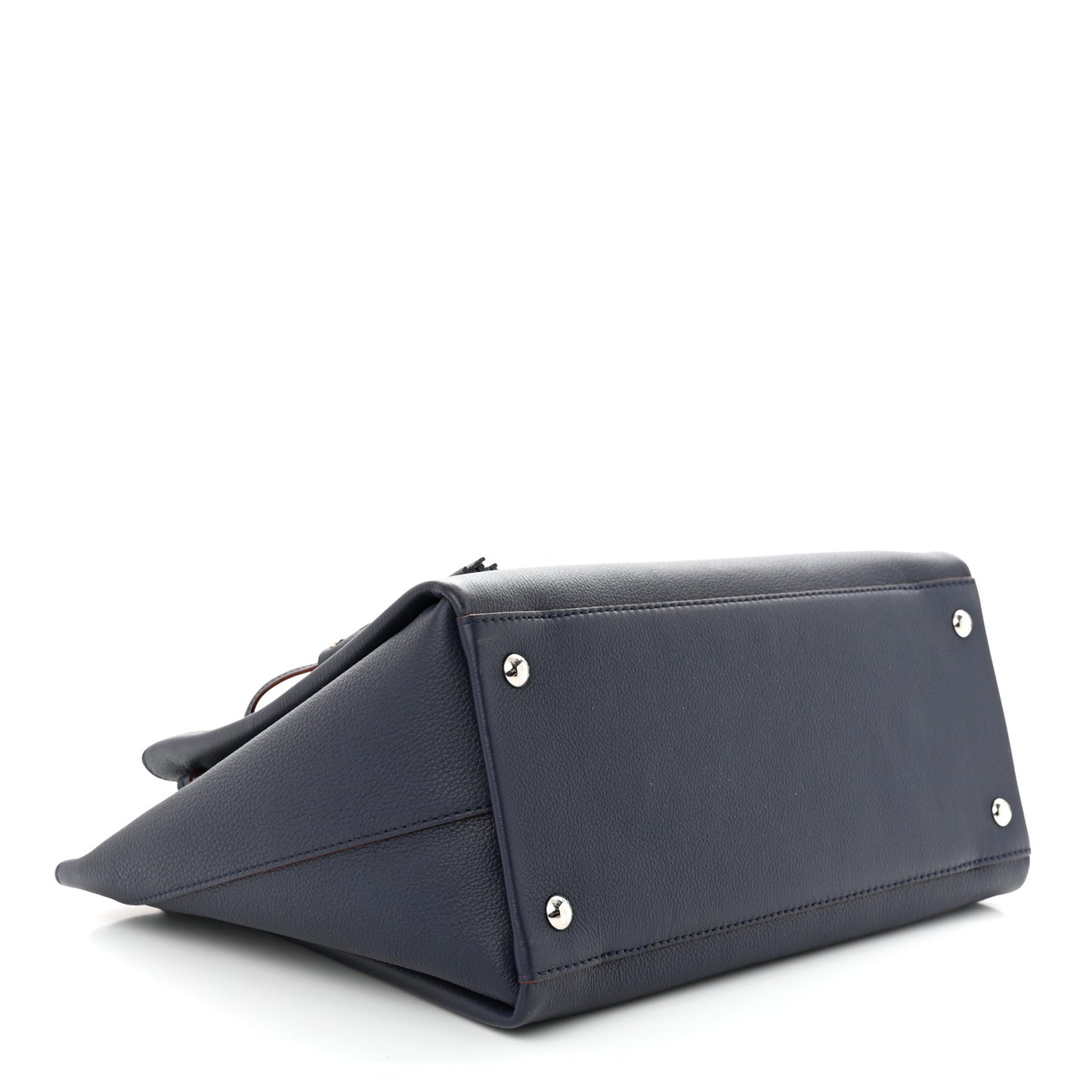 Calfskin Lockmeto Marine Rouge