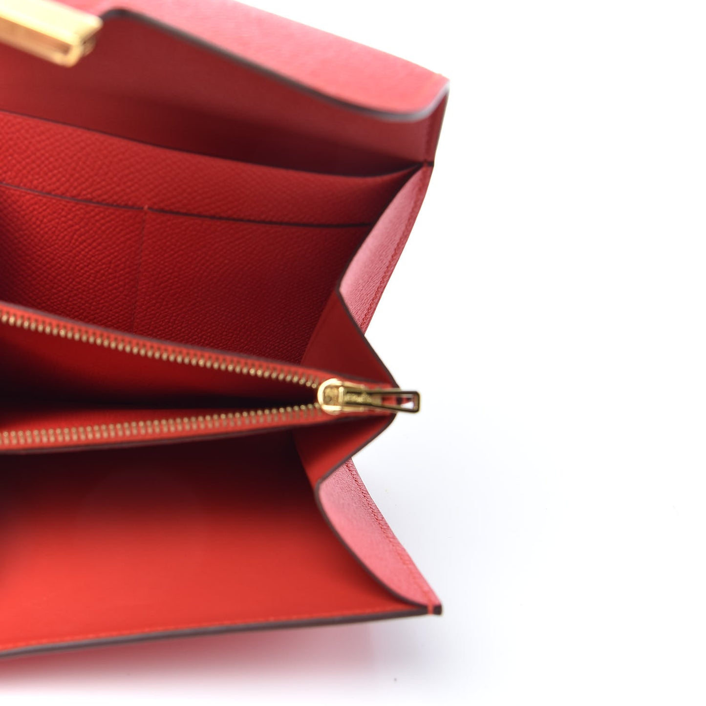 Epsom Constance Short Wallet Rouge Tomate