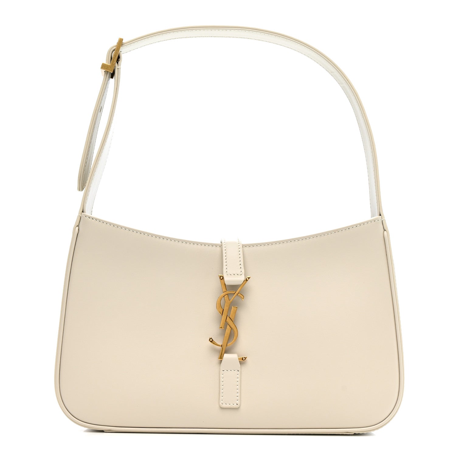 Saint Laurent Smooth Calfskin Le 5 A 7 Hobo Blanc Vintage 1 of 9