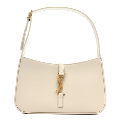 Saint Laurent Smooth Calfskin Le 5 A 7 Hobo Blanc Vintage 1 of 9