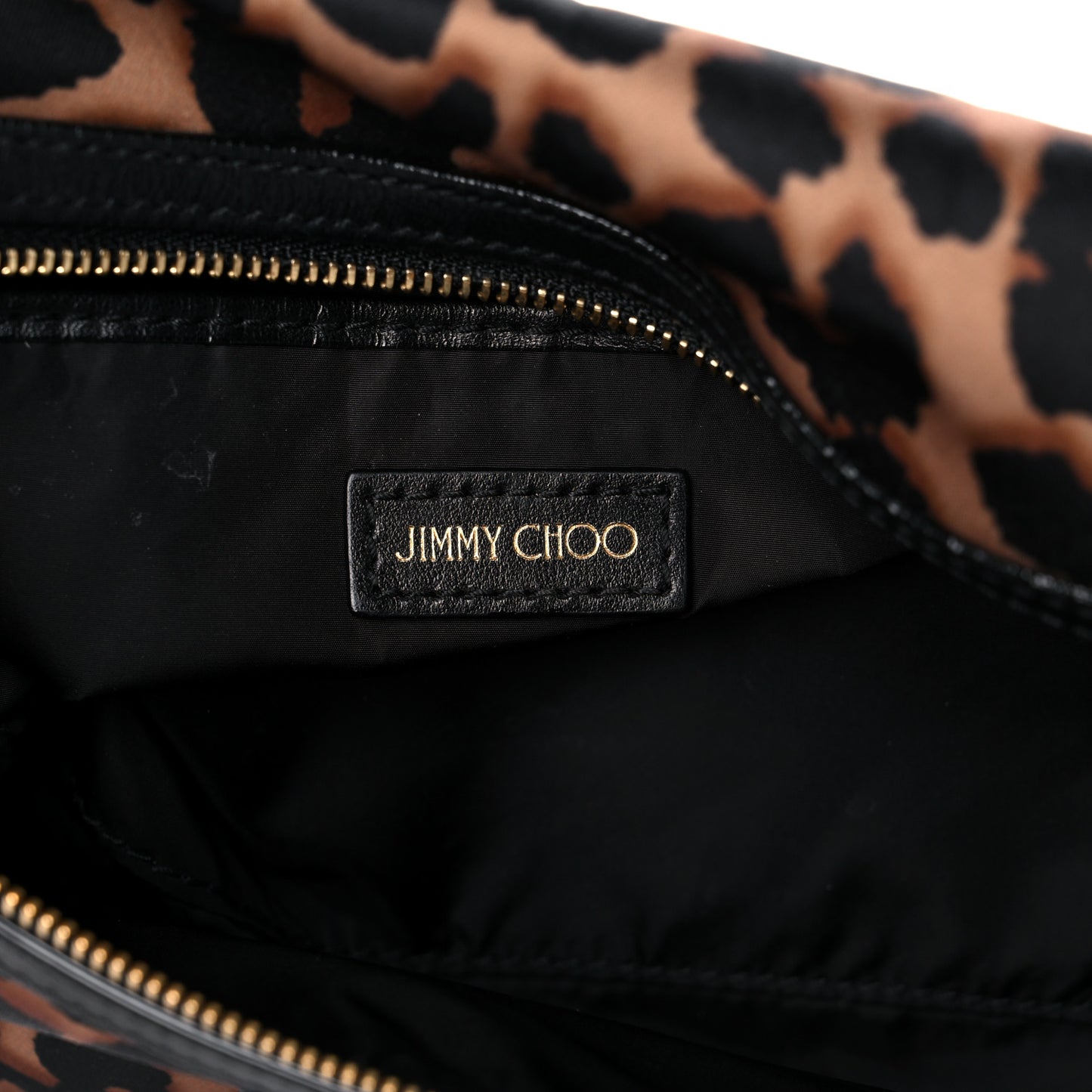 Nylon Leopard Candice Belt Bag