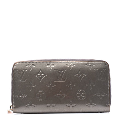 Louis Vuitton Vernis Zippy Wallet Gris Art Deco 1 of 8