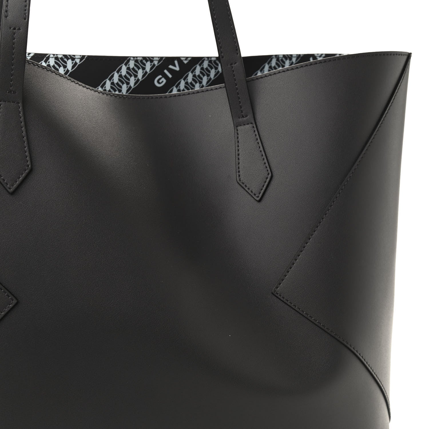 Givenchy Smooth Calfskin Wing Shopper Tote Grey White 13 of 13