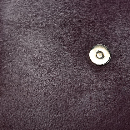 Chloe Suede Calfskin Medium Faye Shoulder Bag Dark Purple 7 of 11
