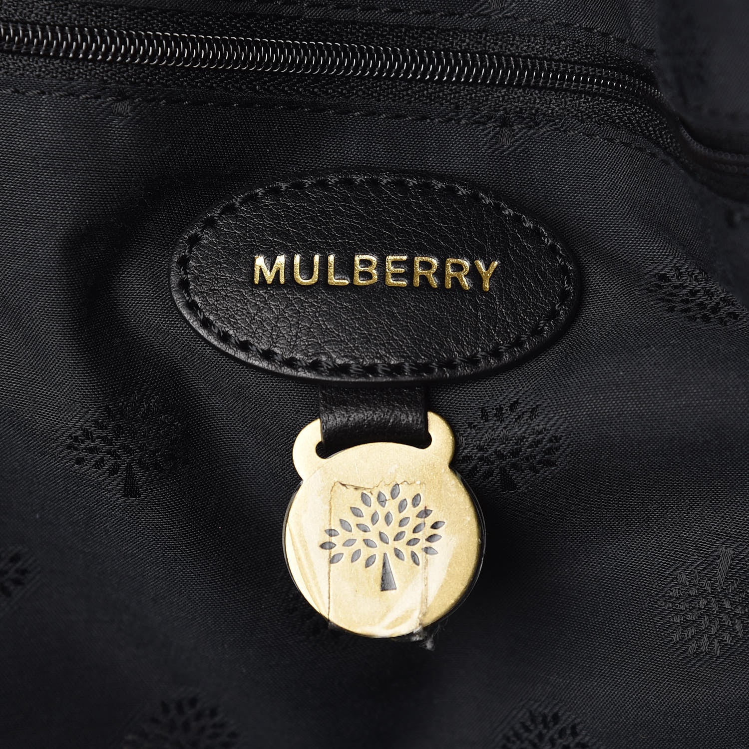 Mulberry Natural Leather Clipper Black 6 of 11