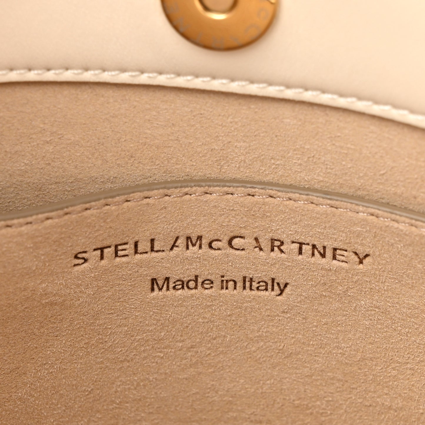 Eco Alter Nappa Medium Frayme Shoulder Bag Pure White