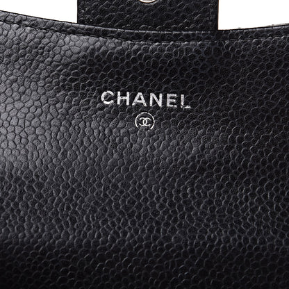 Chanel Caviar Quilted Flap Card Holder Black 6 of 9