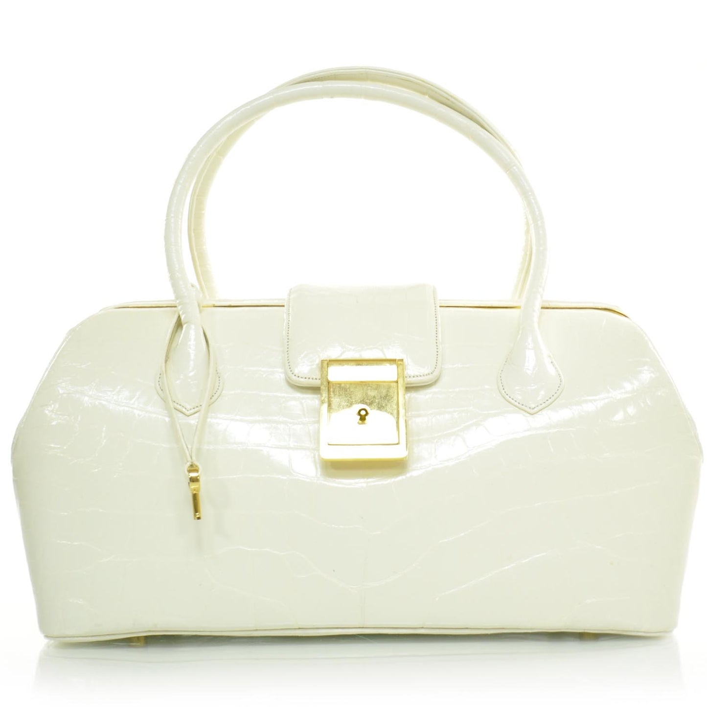 Alligator Frame Bag White