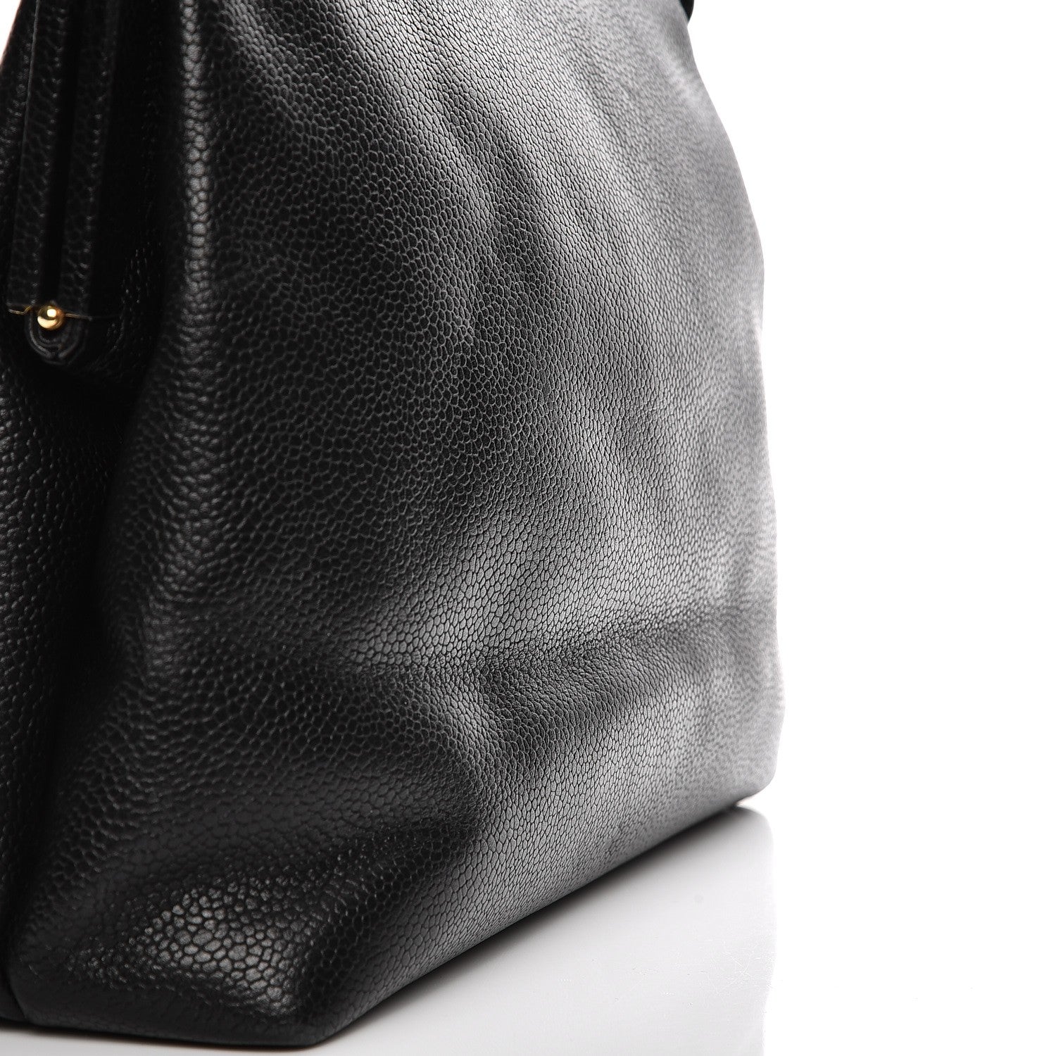 Chanel Caviar Frame Evening Bag Black 17 of 29