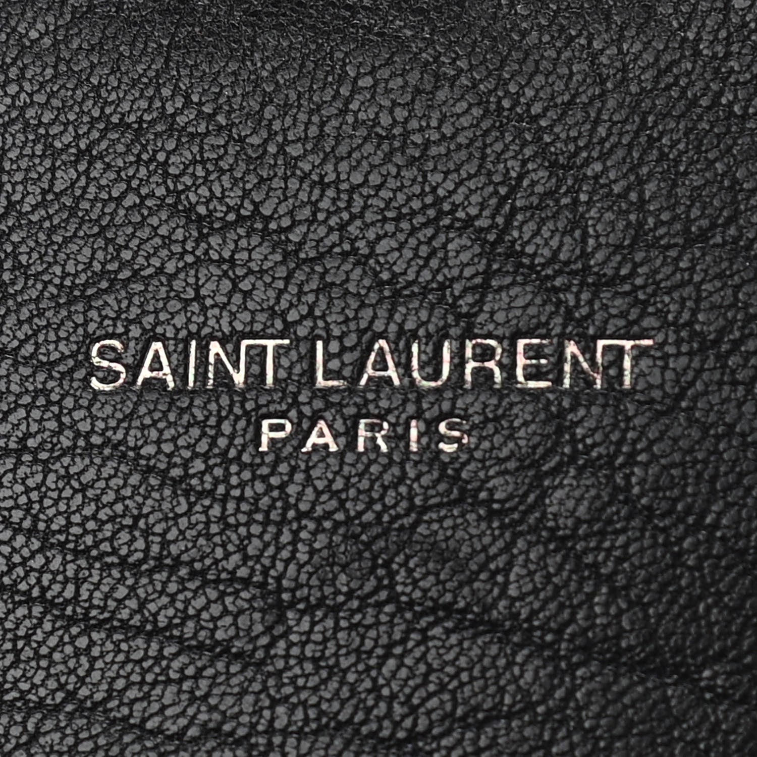 Saint Laurent Sheepskin Matelasse Chevron Monogram Medium College Bag Black 6 of 11