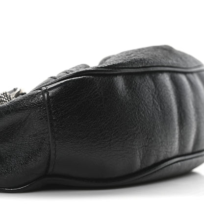 Balenciaga Agneau Arena Le Cagole Shoulder Bag XS Black 9 of 10