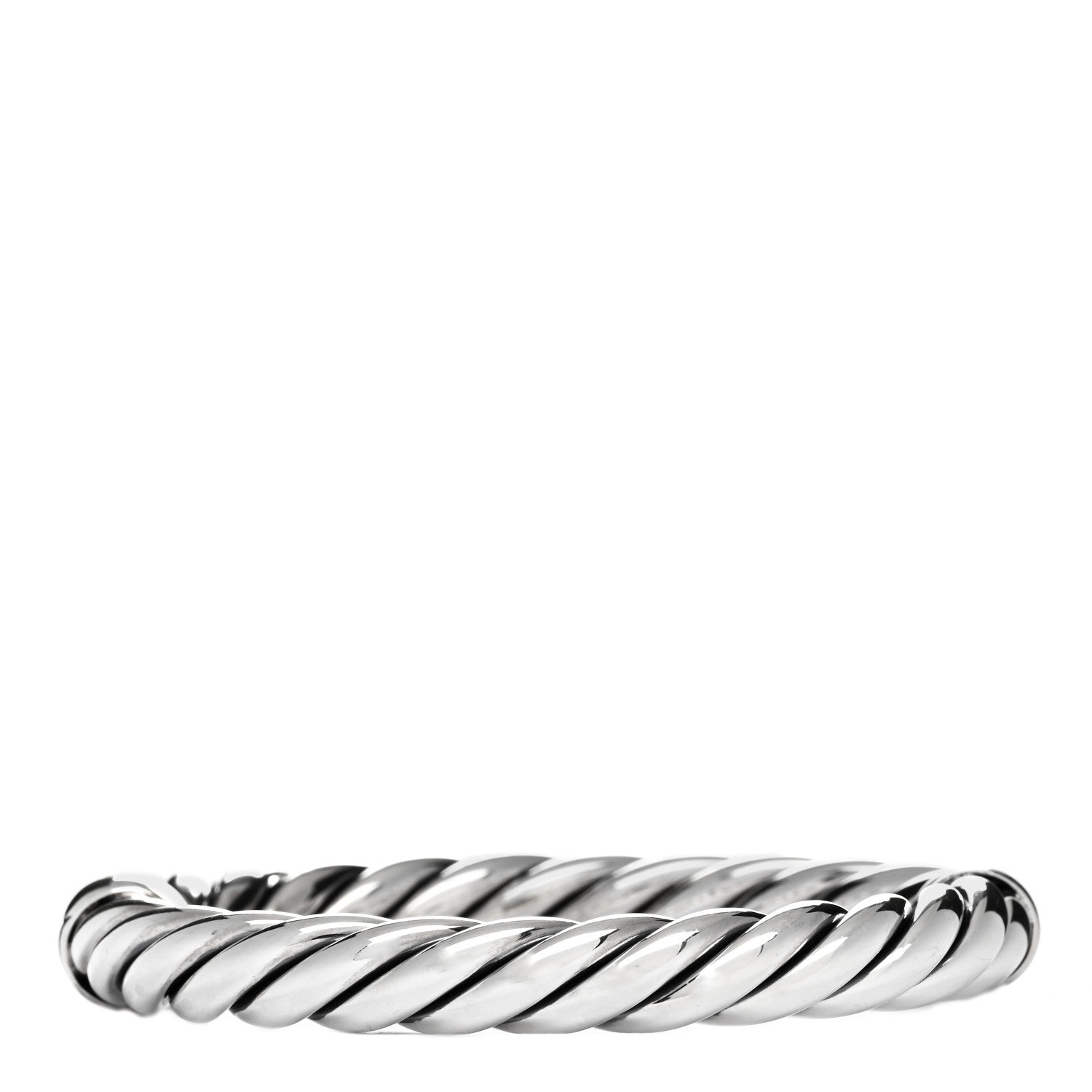 David Yurman Sterling Silver Metro Hinged Bangle Bracelet 1 of 3