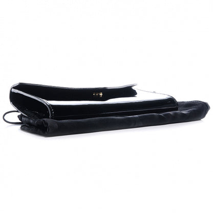 Saint Laurent Patent Y-Mail Clutch Black 4 of 7
