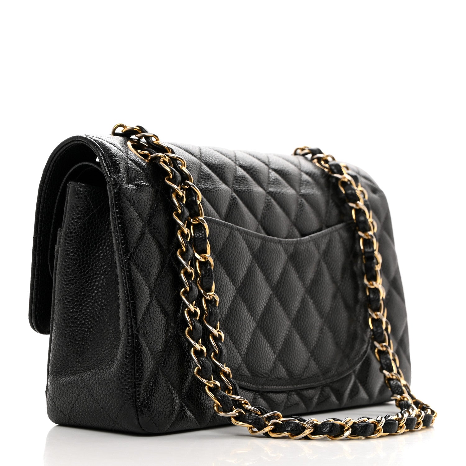 Chanel Caviar Quilted Medium Double Flap Black 4 of 10