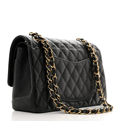 Chanel Caviar Quilted Medium Double Flap Black 4 of 10