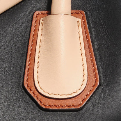 Givenchy Calfskin Small Scuba Tri-Color Antigona Black Nude Brown 10 of 13