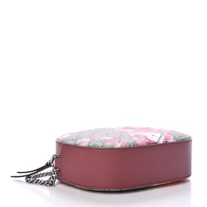 Gucci GG Supreme Monogram Blooms Mini Chain Shoulder Bag Beige Multicolor Dry Rose 4 of 9