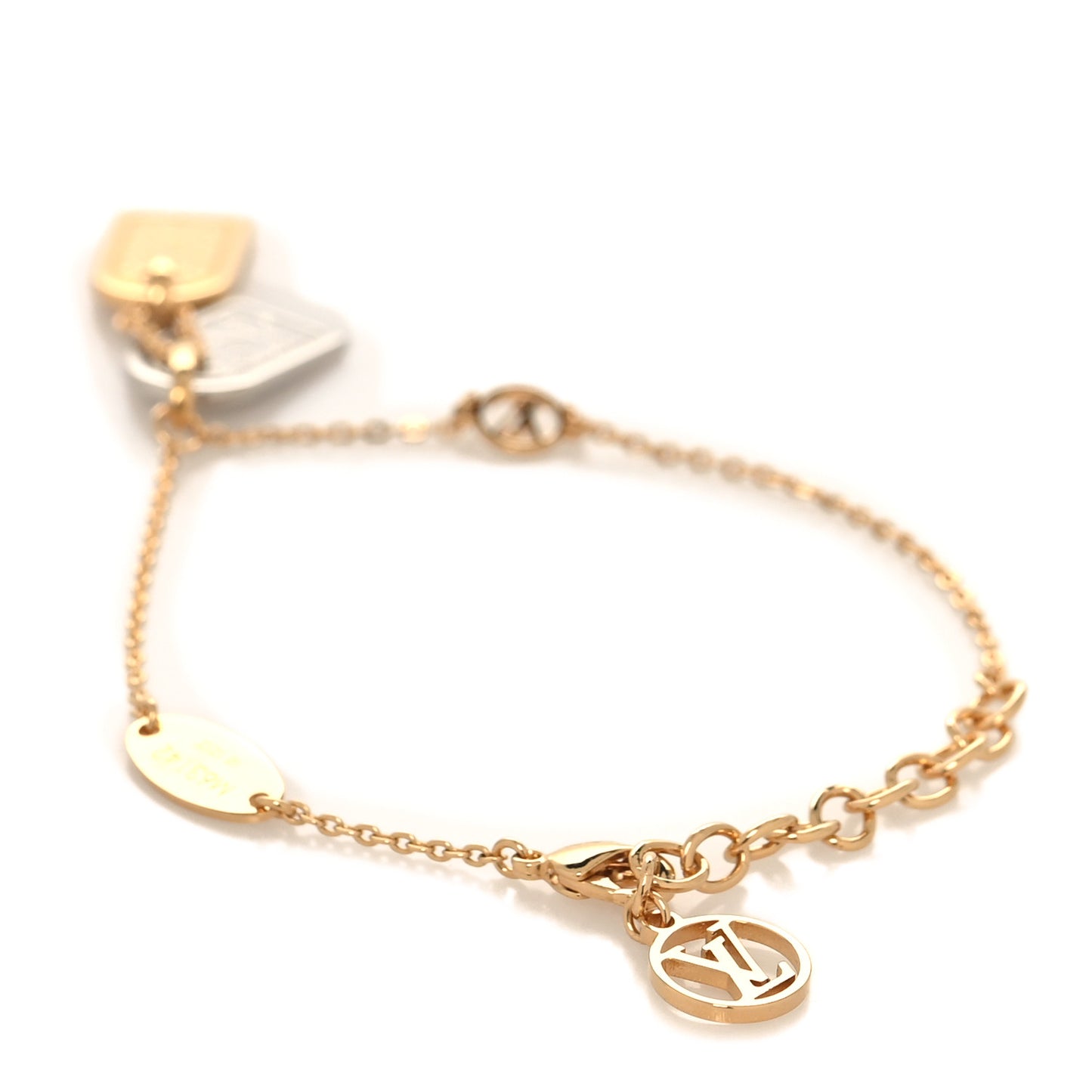 Brass Nanogram Bracelet Silver Gold