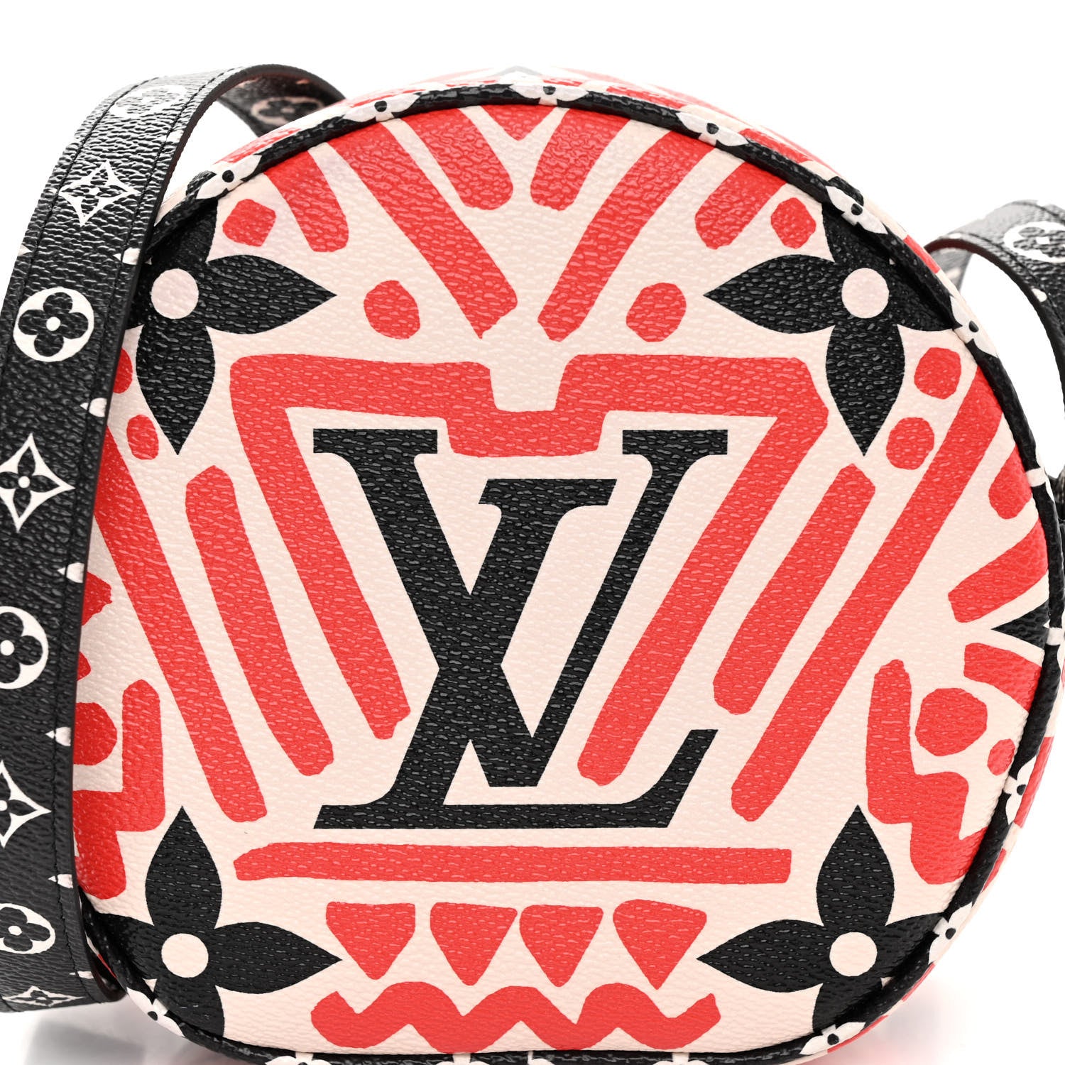 Louis Vuitton Monogram Giant Crafty Boite Chapeau Souple PM Creme Rouge Black 7 of 9